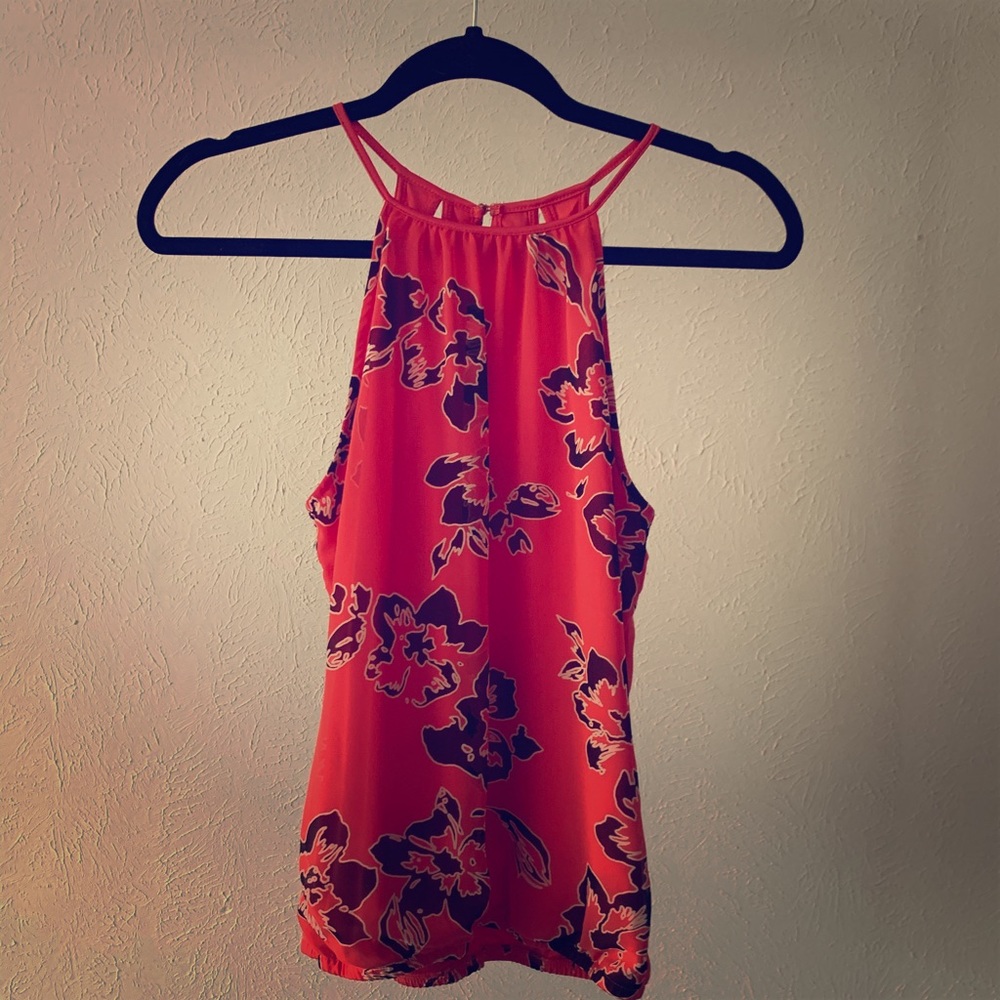 Cute coral summer top. Dress up or down!